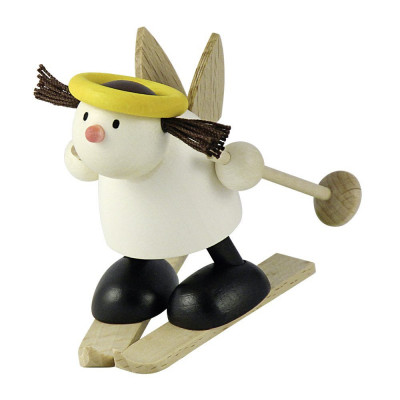 Engel Lotte auf Ski - Schneepflug