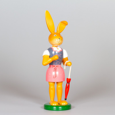 Osterhäsin in Dirndl, 25 cm
