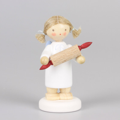 Engel mit Nudelholz