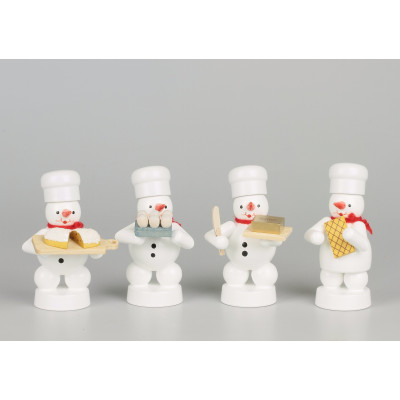 Schneemänner Weihnachtsbäckerei Bäckerquartett 7, 4-teilig