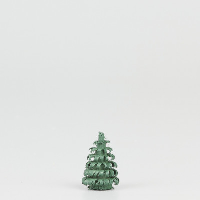 Erzgebirgischer Spanbaum Ringelbaum grün - 1,5 cm