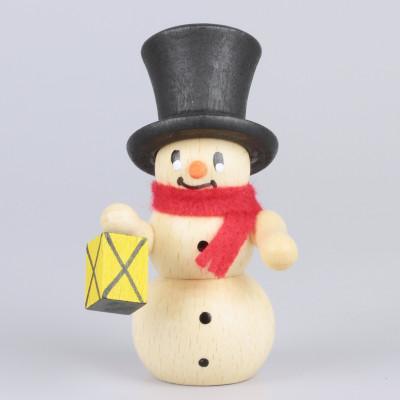 Dekofiguren Schneemann mit Laterne