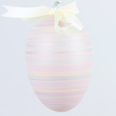 Handgedrechseltes Maxi Osterei, 8 cm, Einzelstück