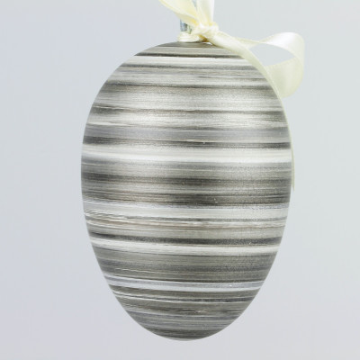 Handgedrechseltes Maxi Osterei, 8 cm, Einzelstück