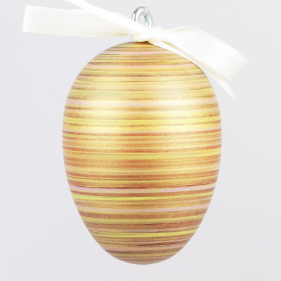 Handgedrechseltes Maxi Osterei, 8 cm, Einzelstück