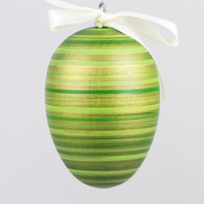 Handgedrechseltes Maxi Osterei, 8 cm, Einzelstück