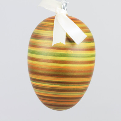 Handgedrechseltes Maxi Osterei, 8 cm, Einzelstück