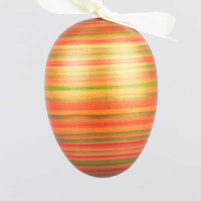 Handgedrechseltes Maxi Osterei, 8 cm, Einzelstück