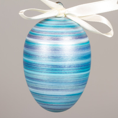 Handgedrechseltes Maxi Osterei, 8 cm, Einzelstück