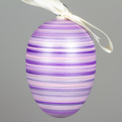 Handgedrechseltes Maxi Osterei, 8 cm, Einzelstück