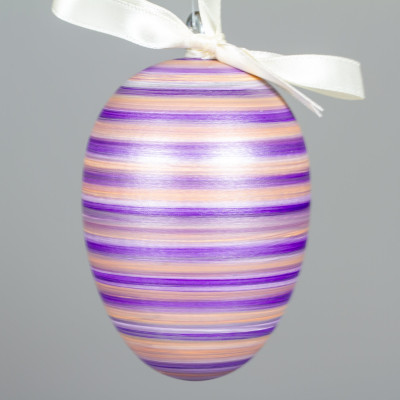 Handgedrechseltes Maxi Osterei, 8 cm, Einzelstück