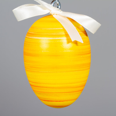 Handgedrechseltes Maxi Osterei, 8 cm, Einzelstück