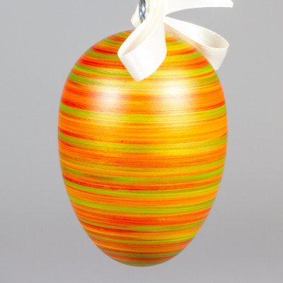 Handgedrechseltes Maxi Osterei, 8 cm, Einzelstück