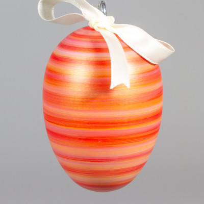Handgedrechseltes Maxi Osterei, 8 cm, Einzelstück