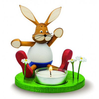 Schnupperhase Hans mit Teelicht