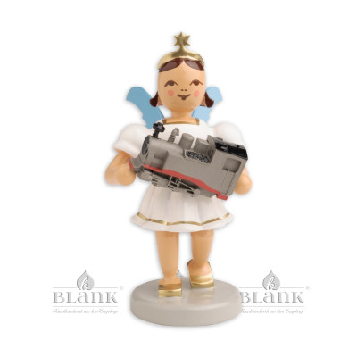 Kurzrockengel mit Eisenbahn, Exklusiv-Edition - farbig