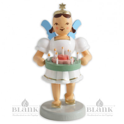 Kurzrockengel mit Festtagskranz farbig