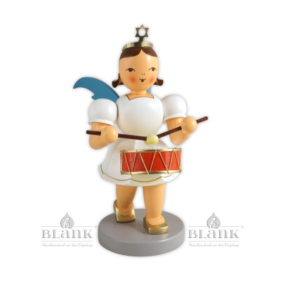 Kurzrockengel mit Trommel, 20 cm - farbig