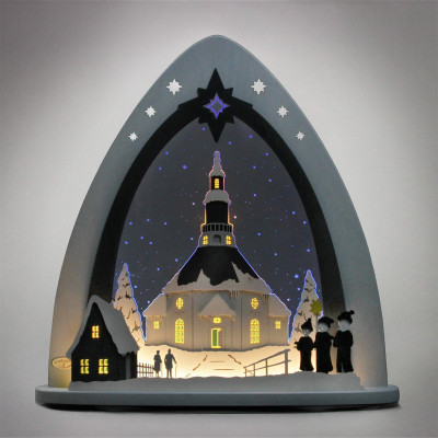 LED Lichterspitze 'Seiffner Kirche'