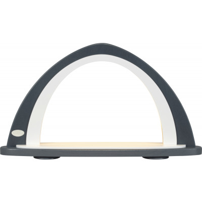 LED Leerbogen grau/weiß - 52 x 30 cm