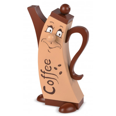 Moderne Räucherfigur Kaffeekanne