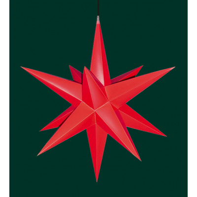 Weihnachtsstern für außen, rot, 60 cm