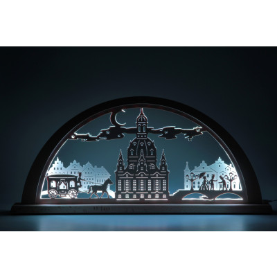 Schwibbogen Stadtlichter Dresden LED Farbwechsel