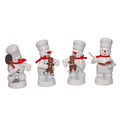 Schneemänner Weihnachtsbäckerei Bäckerquartett 6, 4-teilig