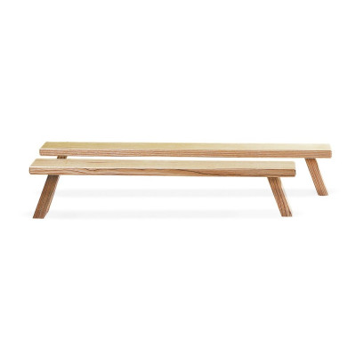 Schwibbogenbank Baumart Esche natur 104x17x13cm