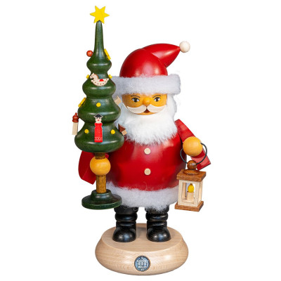 Räuchermann Weihnachtsmann mit Baum