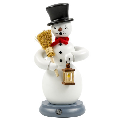 Müller Räuchermann Schneemann farbig
