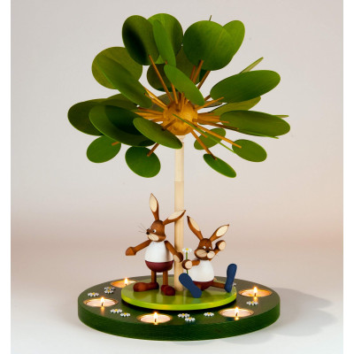 Teelichtpyramide Jahreszeitenbaum Frühlingserwachen