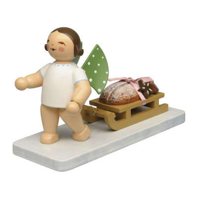 Engel mit Stollen und Lebkuchen