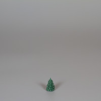 Erzgebirgischer Spanbaum Ringelbaum grün - 2 cm