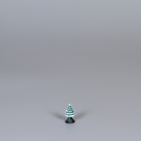 Erzgebirgischer Spanbaum Ringelbaum mit Stamm