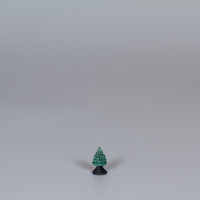 Erzgebirgischer Spanbaum Ringelbaum mit Stamm