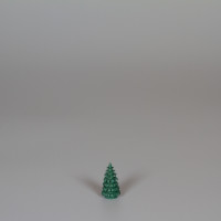 Erzgebirgischer Spanbaum Ringelbaum grün - 2,5 cm