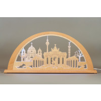 Schwibbogen Stadtlichter Berlin mit Brandenburger Tor LED Farbwechsel